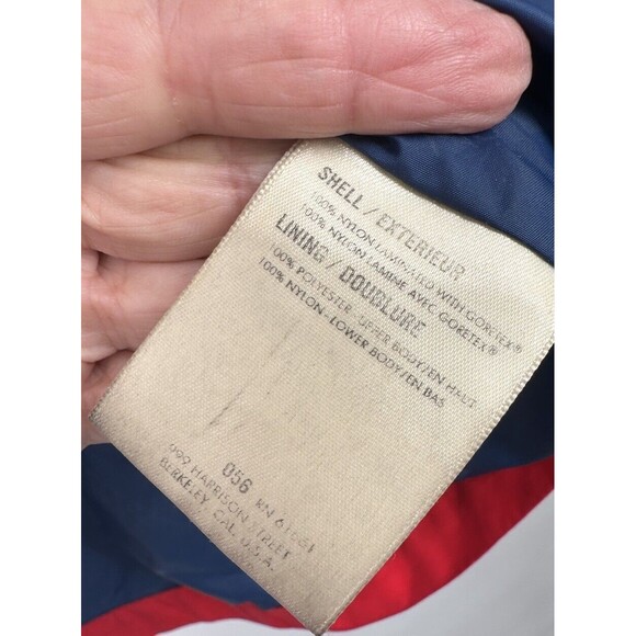 Vintage 90s The North Face Gore-Tex  collar Extreme  Jacket Red Size‎ XL Hoddie - Picture 7 of 12